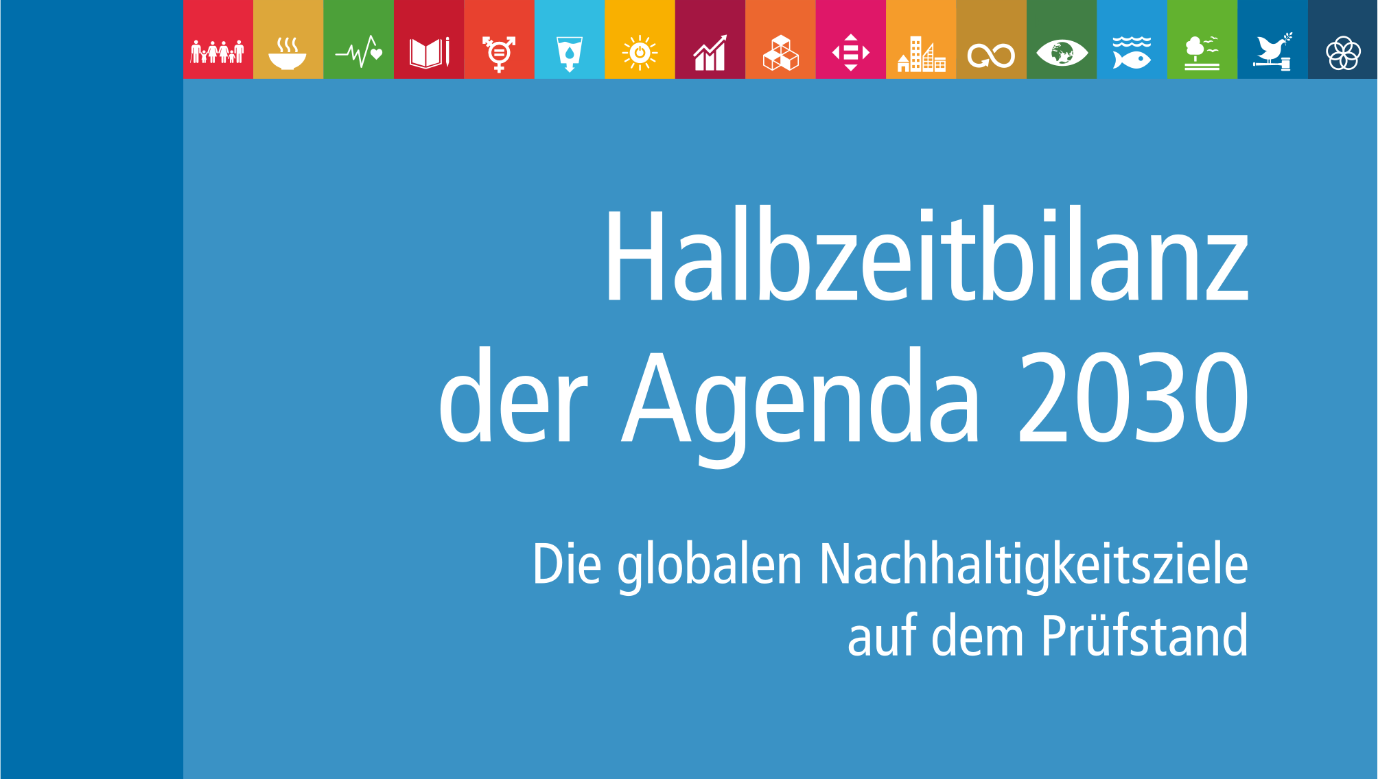Titelseite des Halbzeitbereichts der Agenda 2030
