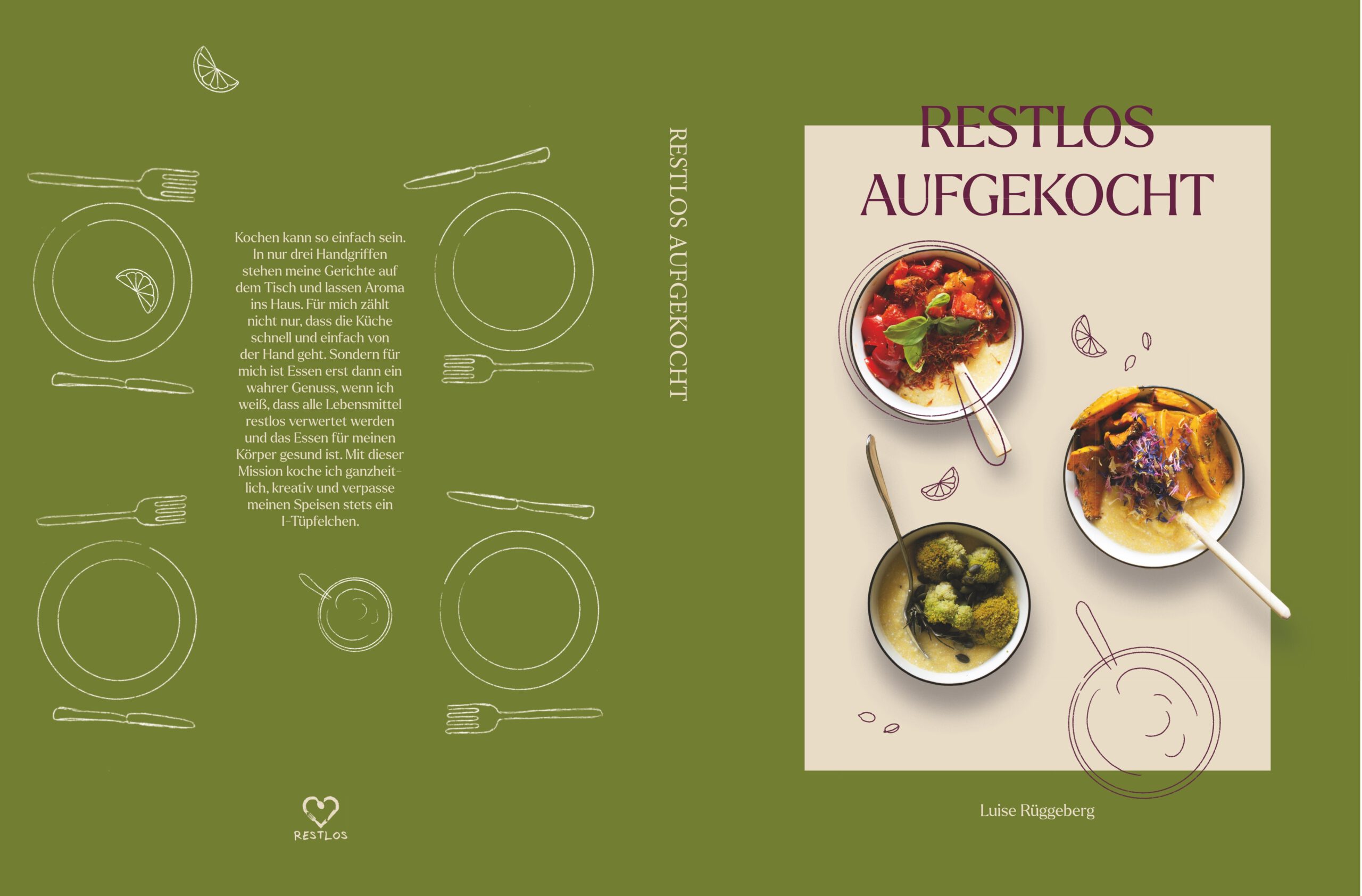 Cover Restlos Aufgekocht, Kochbuch gegen Lebensmittelverschwendung